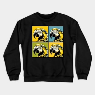 Pop Yellow-Naped Amazon Art - Cool Birds Crewneck Sweatshirt